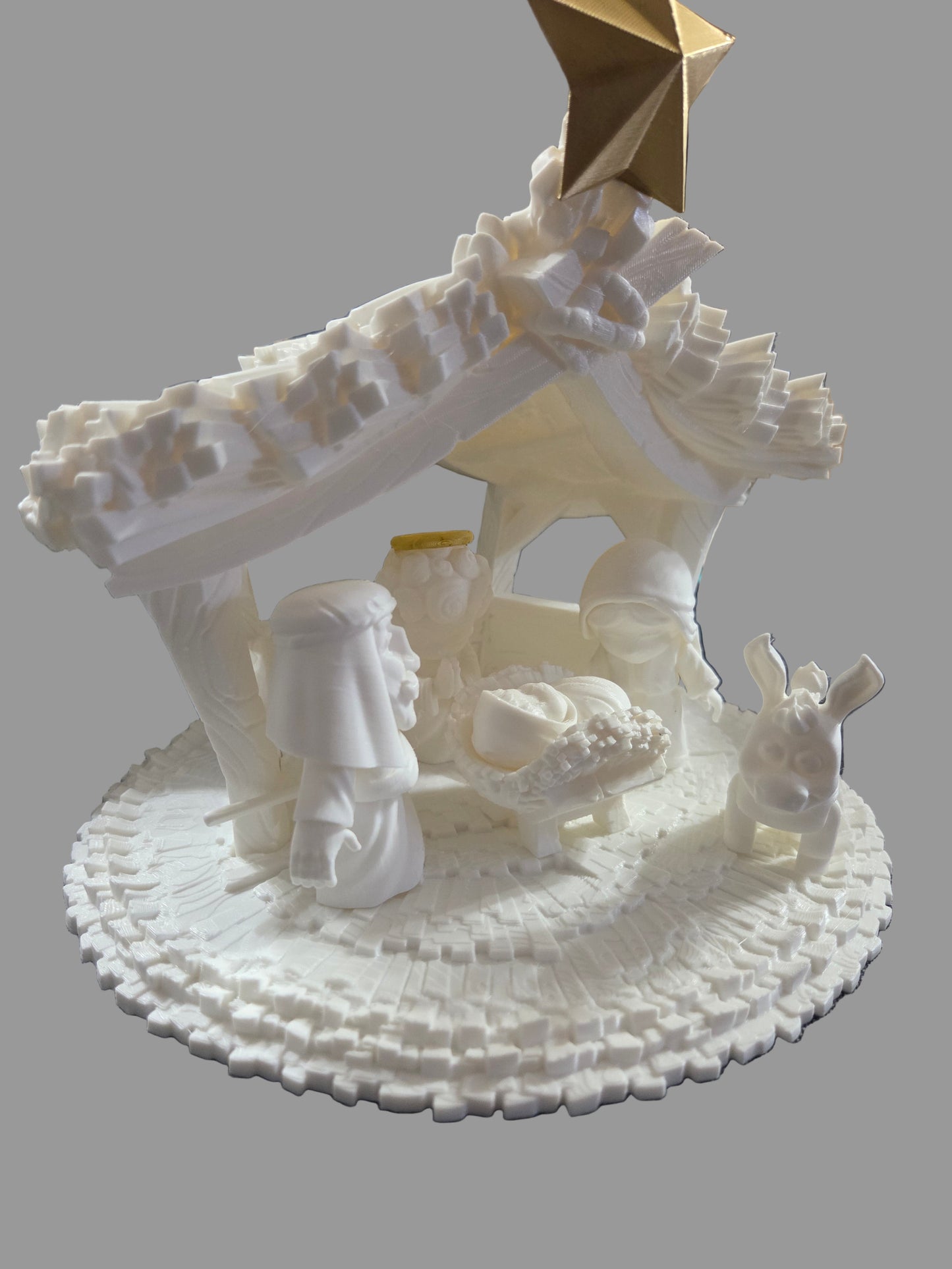 Stary Night Nativity (white)