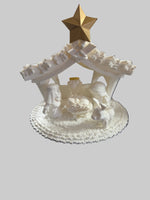 Stary Night Nativity (white)