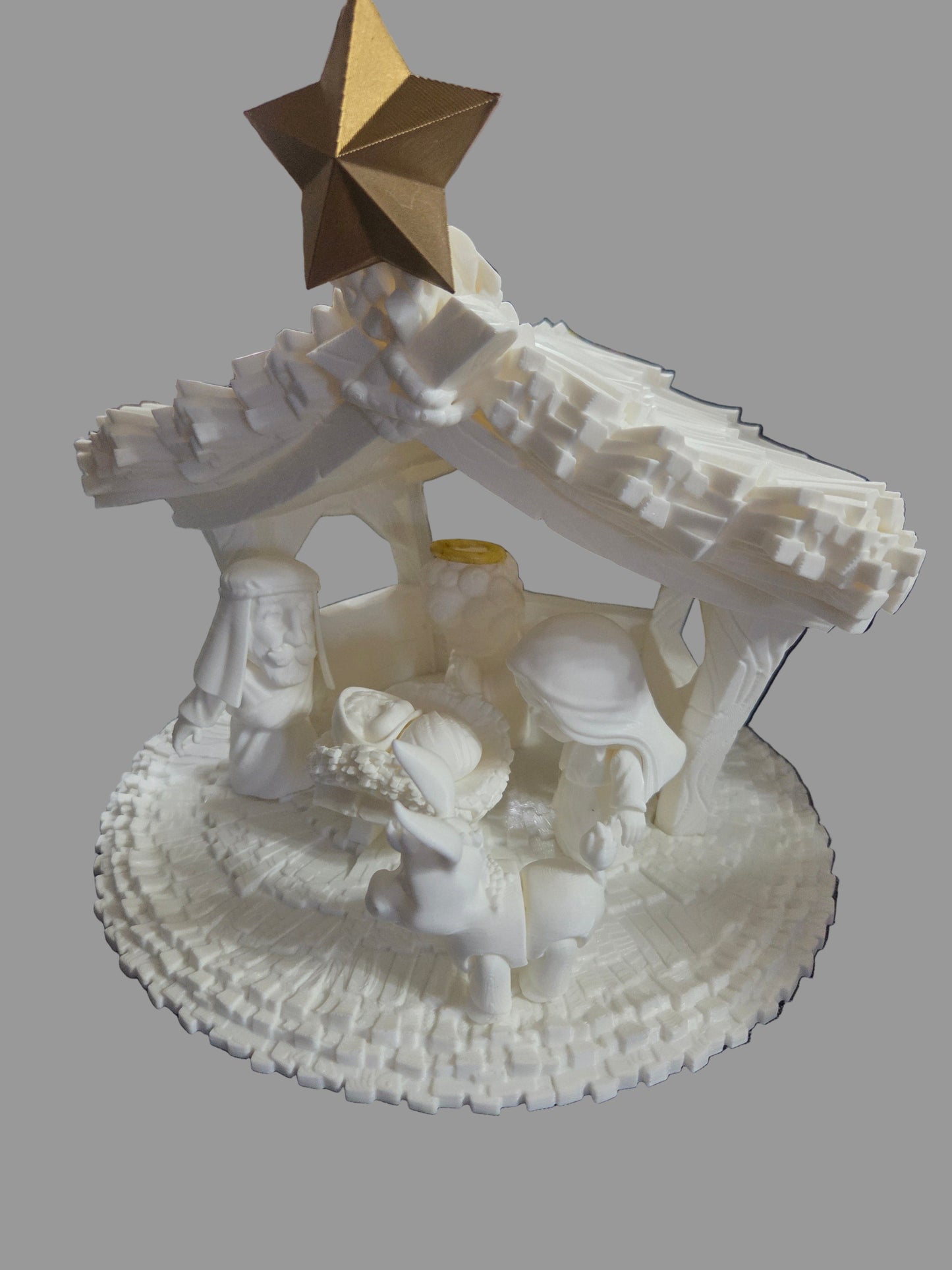 Stary Night Nativity (white)