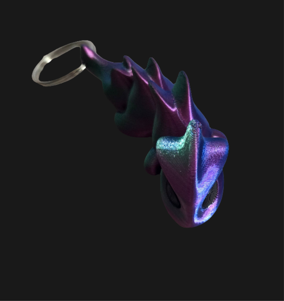 Mini dragon keychain