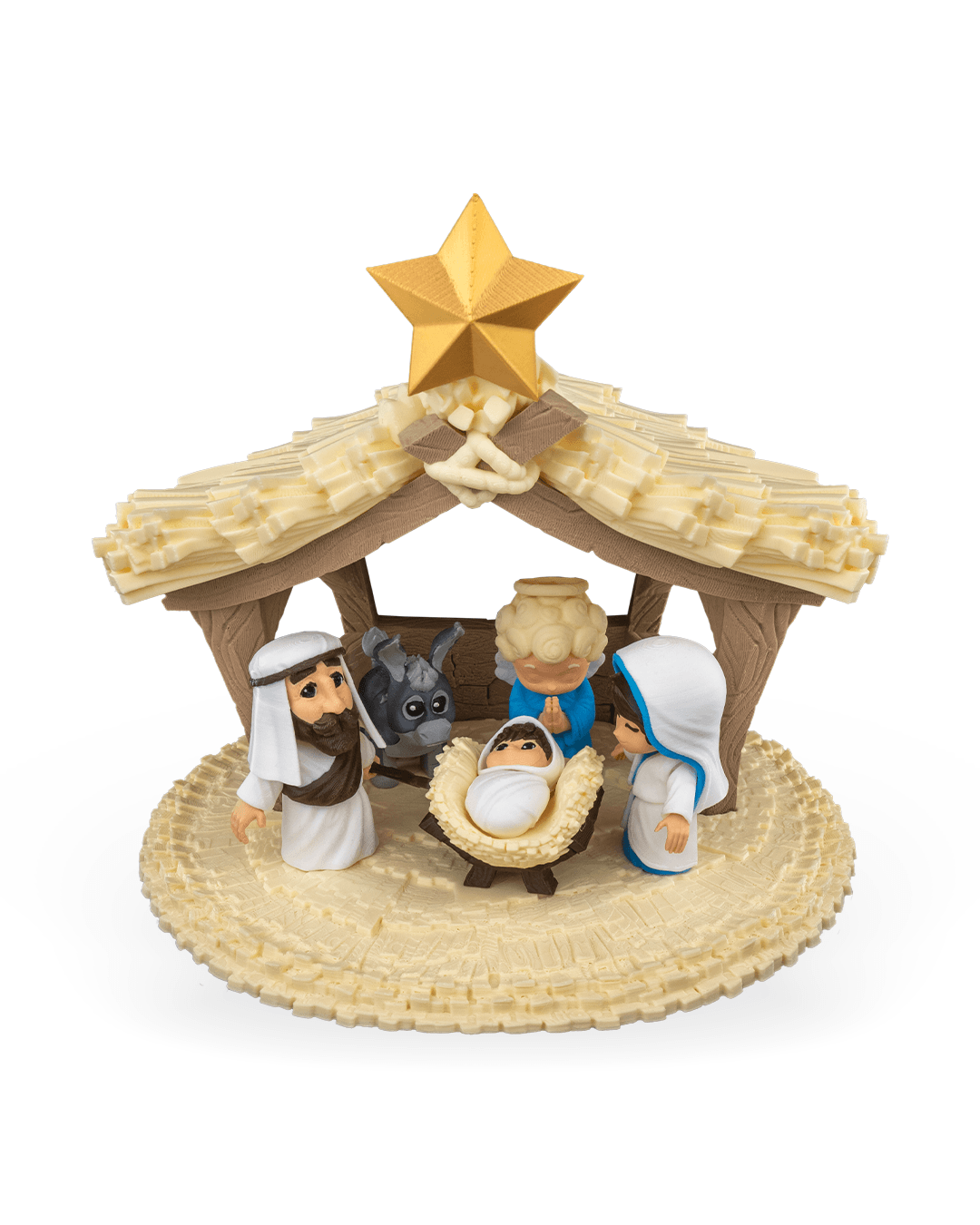 Stary Night Nativity (color)