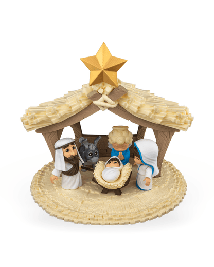 Stary Night Nativity (color)