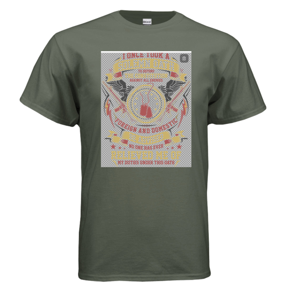 MILITARY GREEN - FRONT