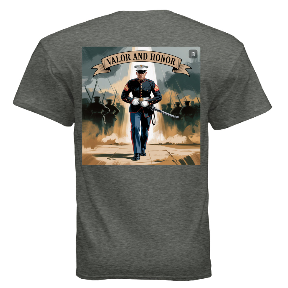 HEATHER MILITARY GREEN - BACK